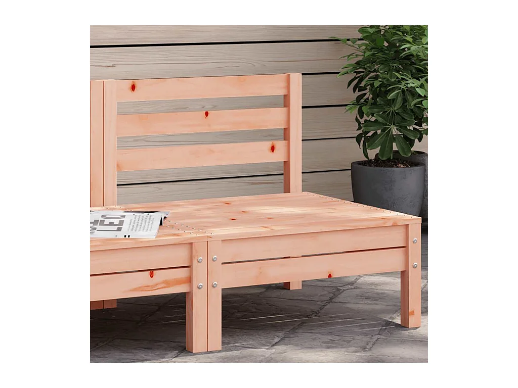 Canapé de jardin sans accoudoirs bois massif douglas