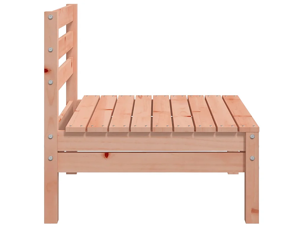 Canapé de jardin sans accoudoirs bois massif douglas