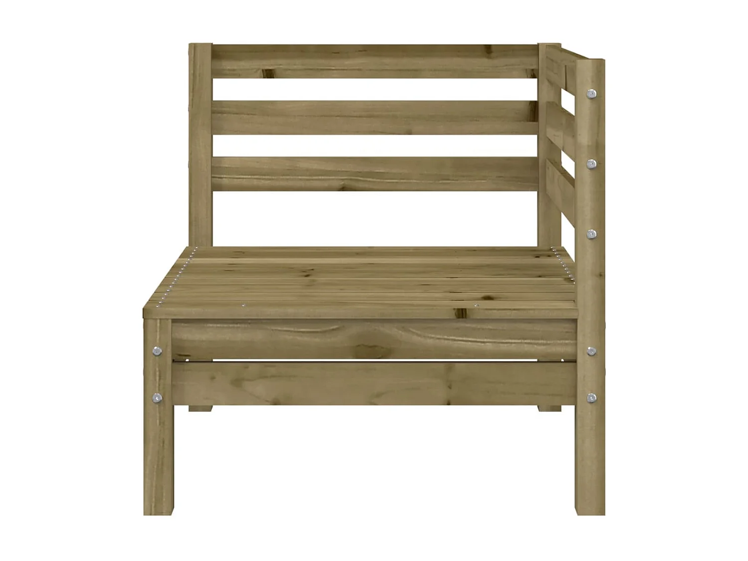 Gartensofa 4-Sitzer Kiefernholz Imprägniert