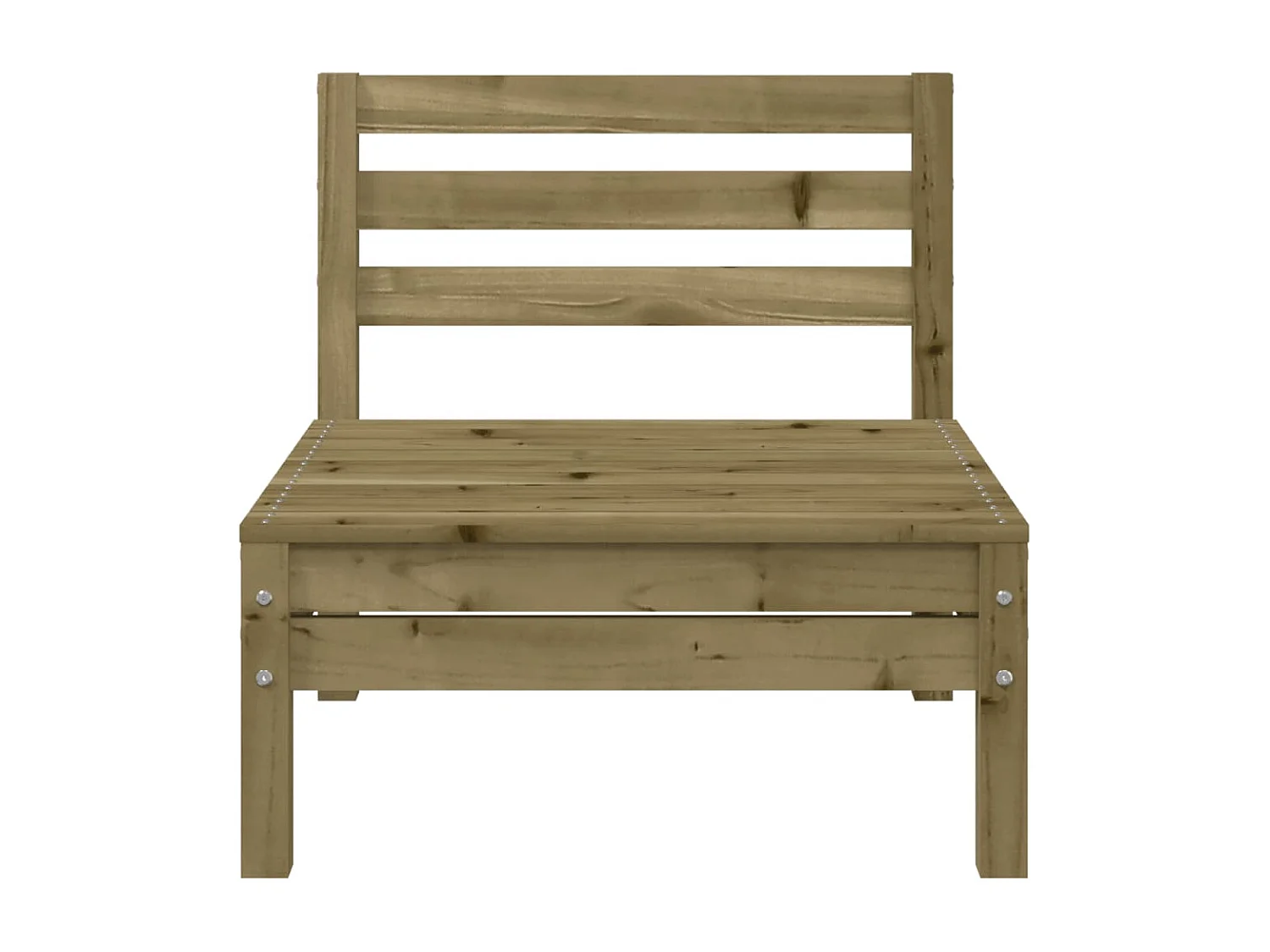 Gartensofa 4-Sitzer Kiefernholz Imprägniert