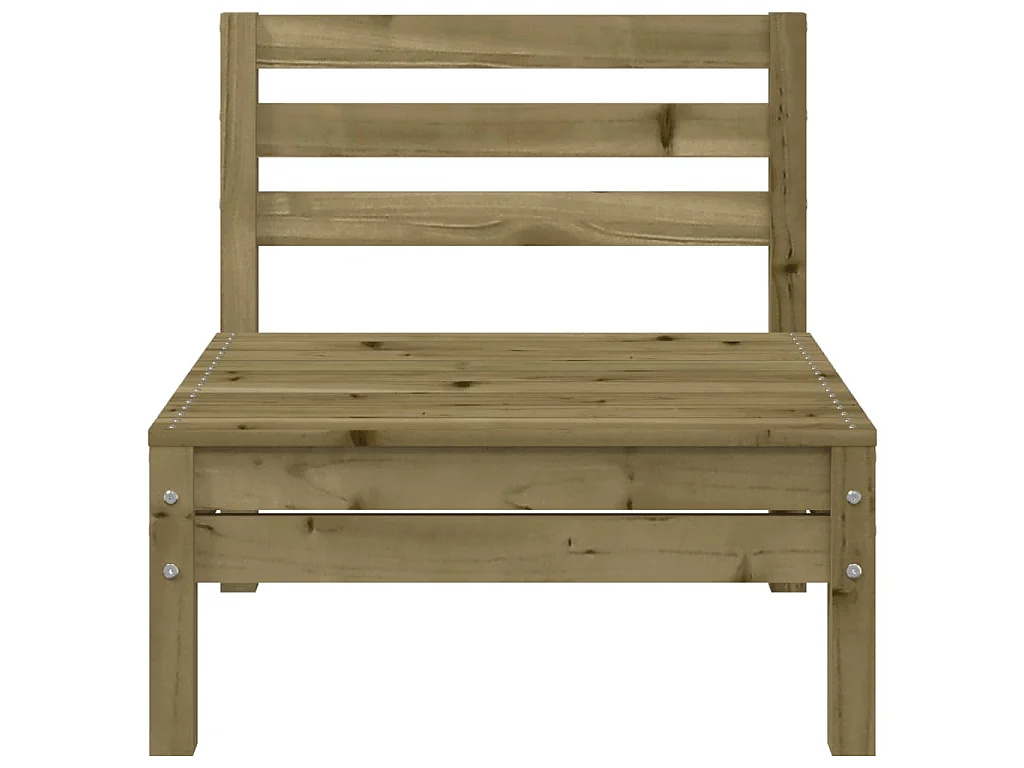 Gartensofa 4-Sitzer Kiefernholz Imprägniert