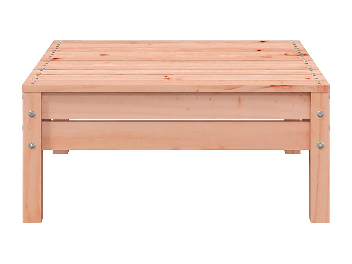 Canapé de jardin avec coussins et repose-pied 2 places