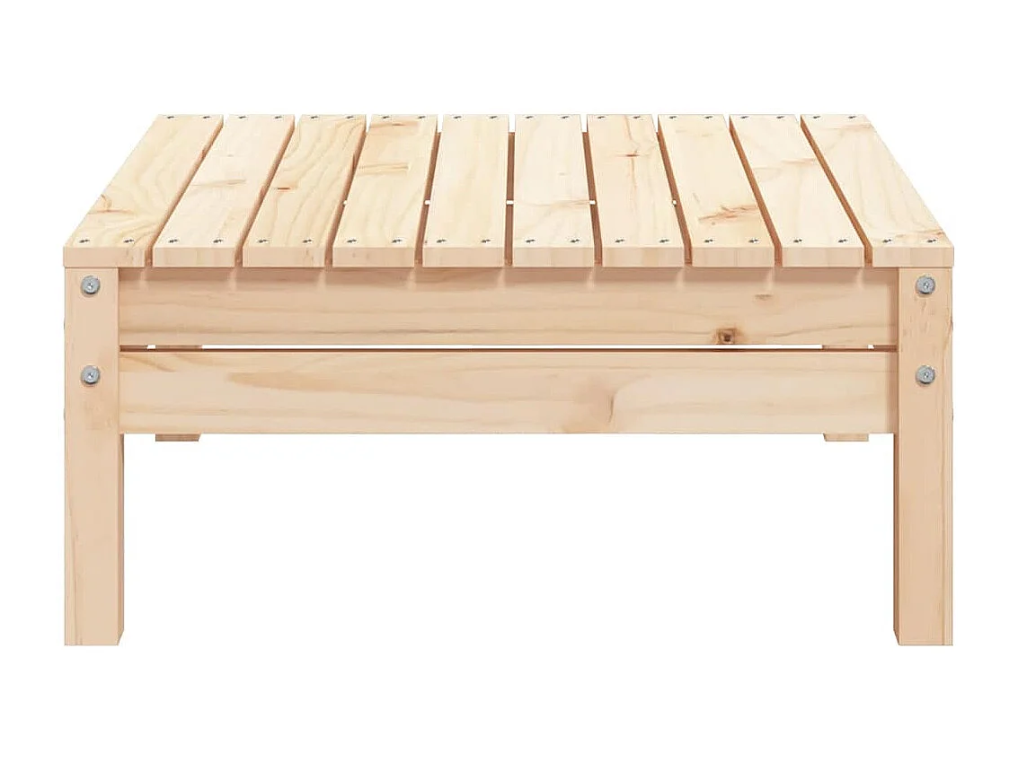 Repose-pied de jardin bois de pin massif