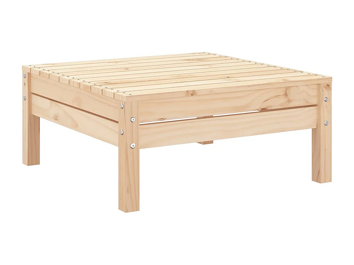 Poggiapiedi da Giardino in Legno Massello di Pino