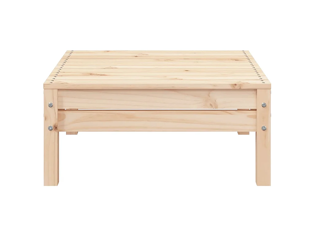 Repose-pied de jardin bois de pin massif