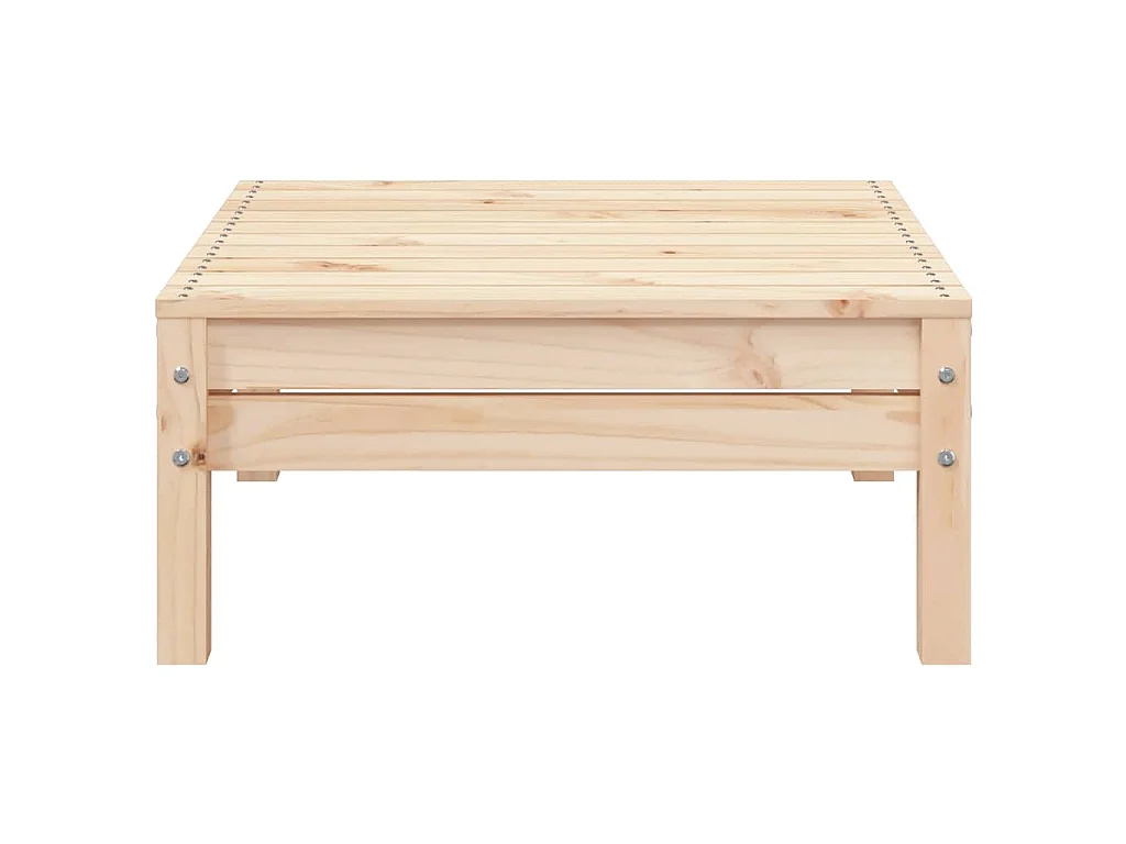 Gartenhocker Massivholz Kiefer