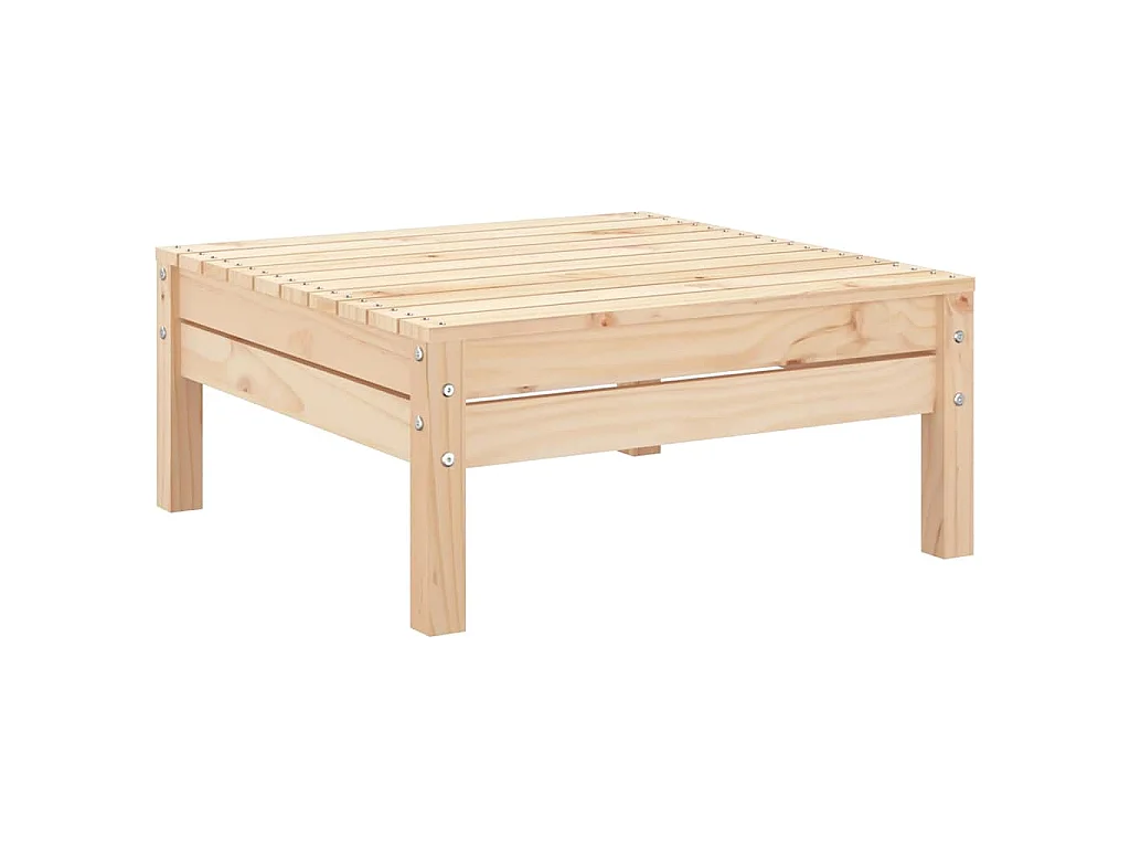 Gartenhocker Massivholz Kiefer