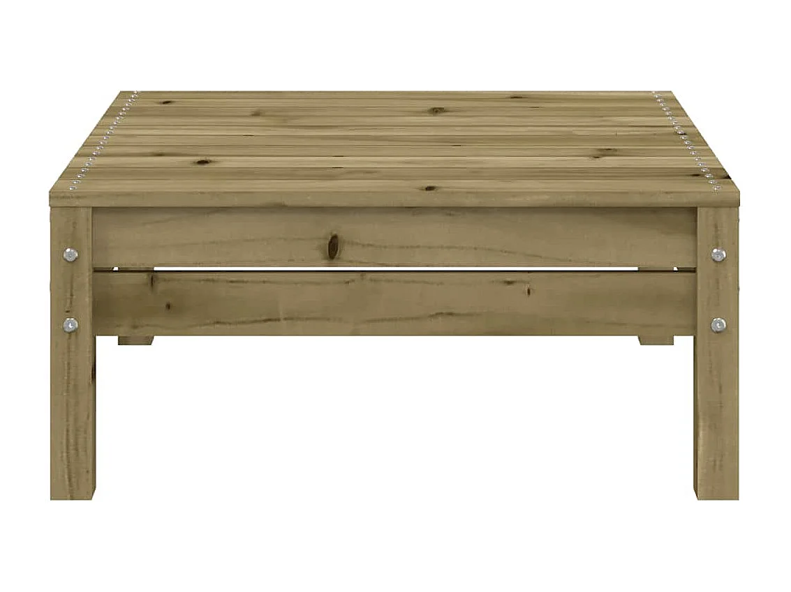 Repose-pied de jardin bois de pin imprégné