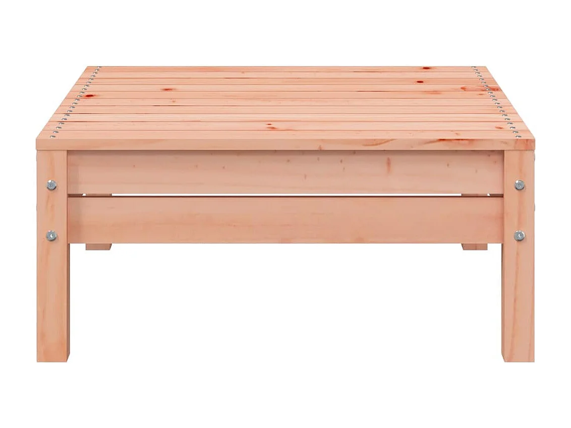 Gartensofa 3-Sitzer mit Hocker Massivholz Douglasie