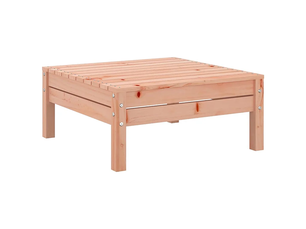Canapé de jardin 3 places avec repose-pied bois massif douglas