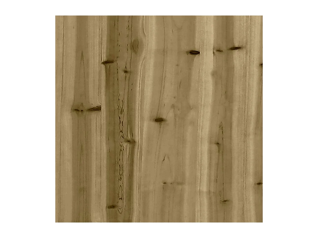 Gartensofa ohne Armlehnen 70x70x67 cm Kiefernholz Imprägniert