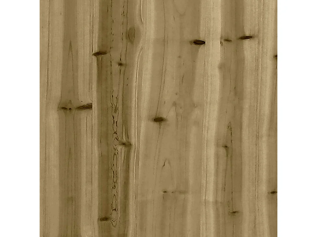 Canapé de jardin sans accoudoirs bois pin imprégné