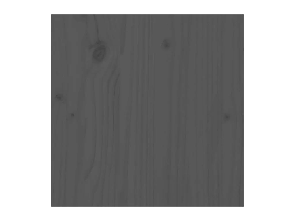 Canapés centraux de jardin 2 pcs gris bois de pin massif