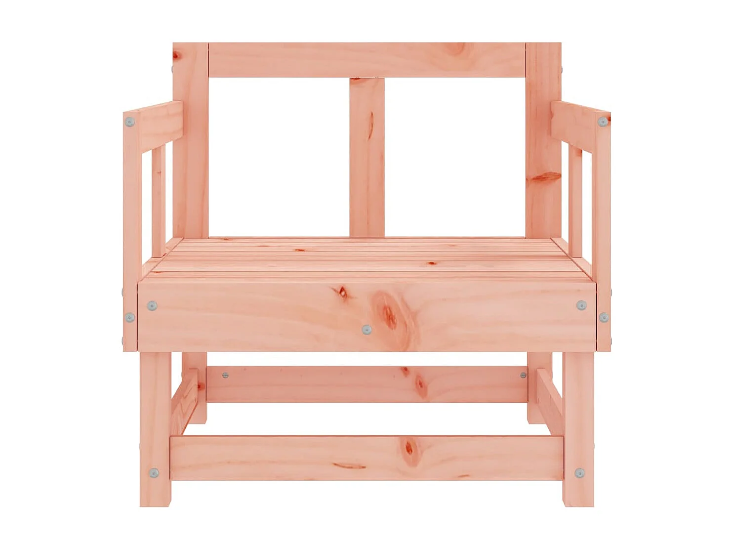 Sedie da Giardino 2 pz in Legno Massello di Douglas