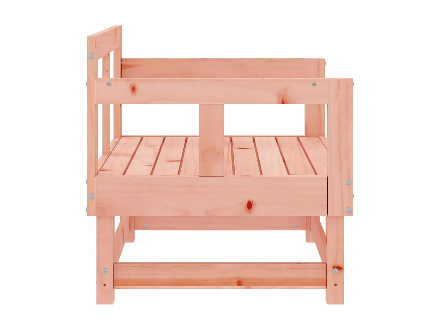 Sedie da Giardino 2 pz in Legno Massello di Douglas