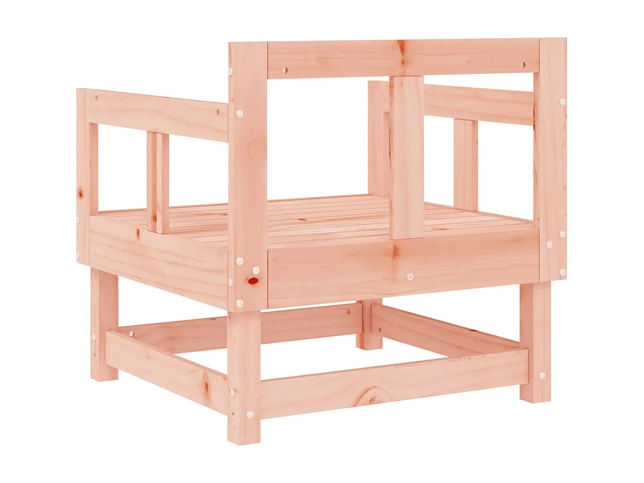 Sedie da Giardino 2 pz in Legno Massello di Douglas