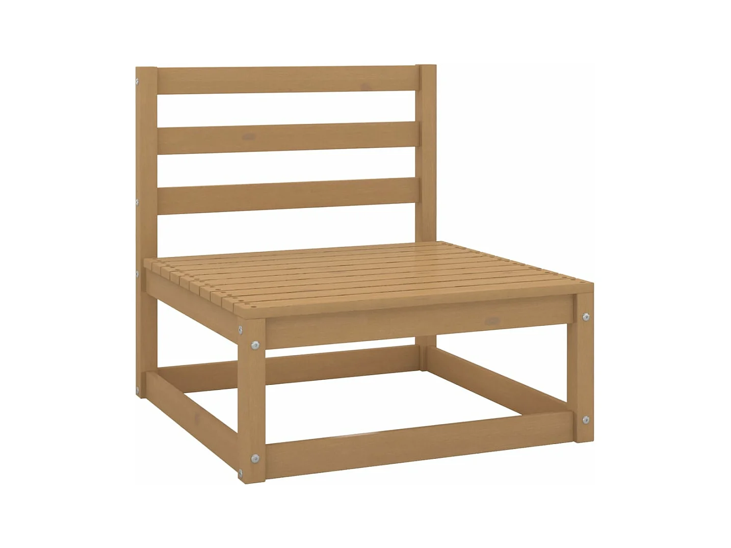 Set Divani da Giardino 9 pz in Legno Massello di Pino