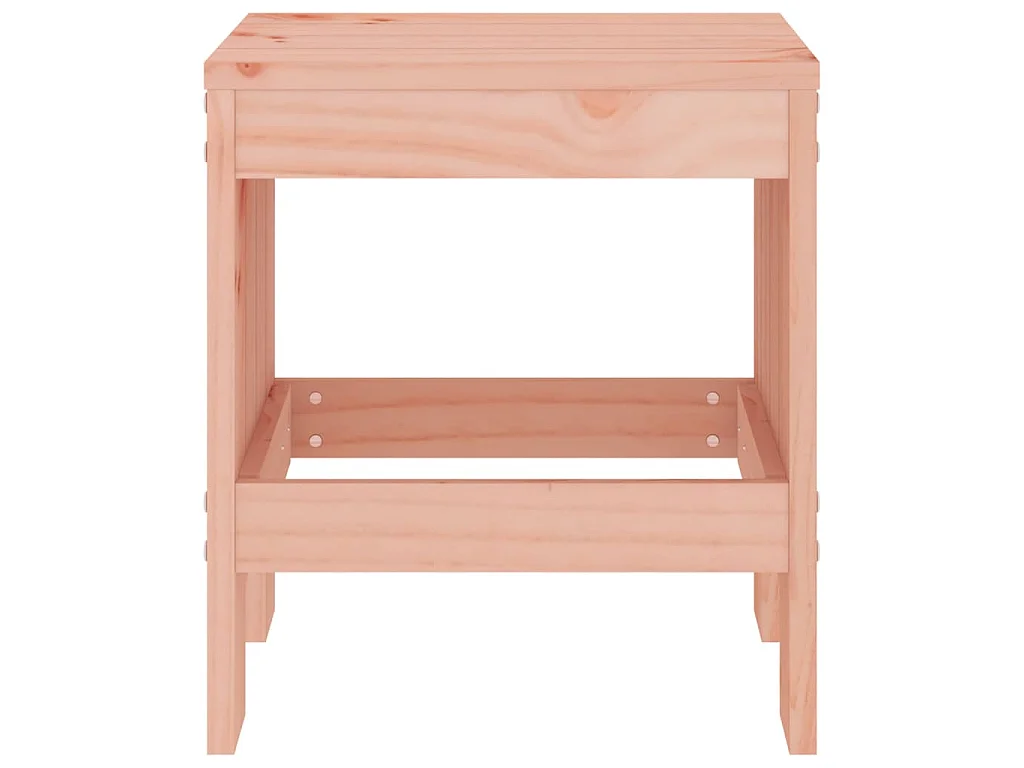 Taburetes de jardín 2 uds madera de abeto Douglas 40x36x45 cm