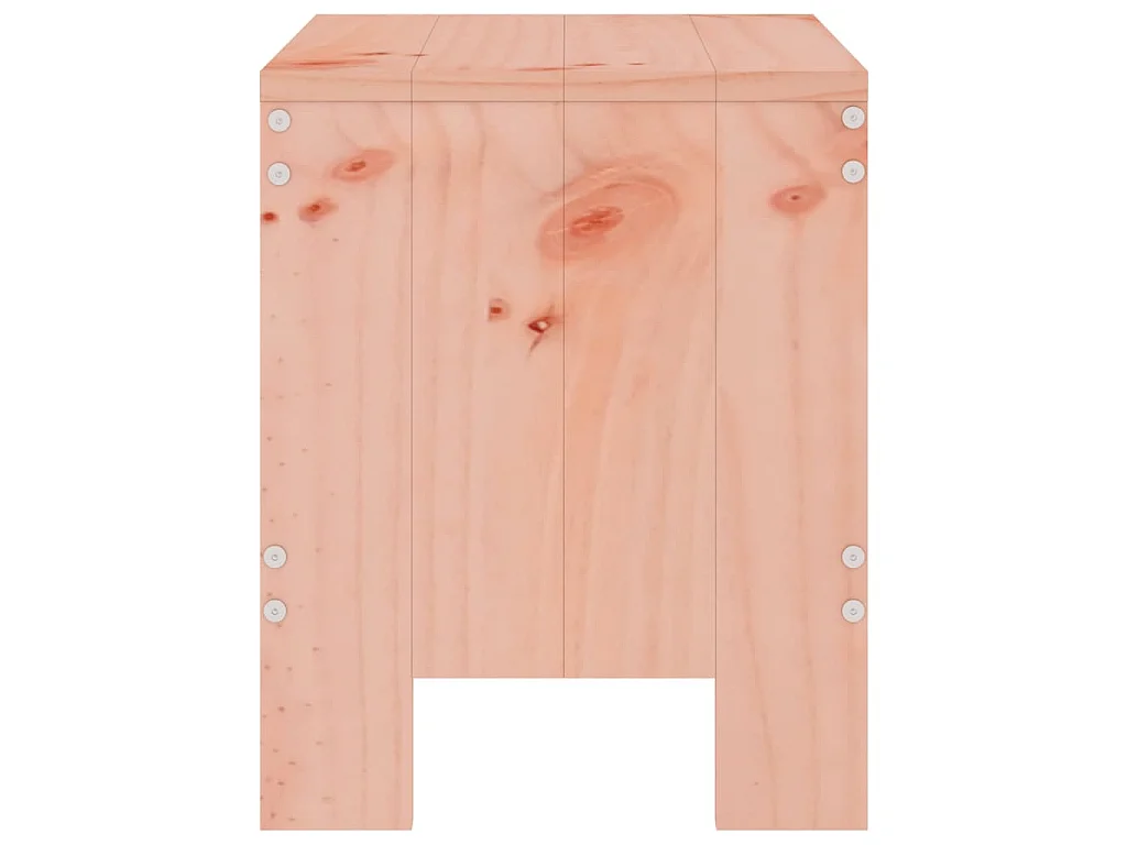 Taburetes de jardín 2 uds madera de abeto Douglas 40x36x45 cm