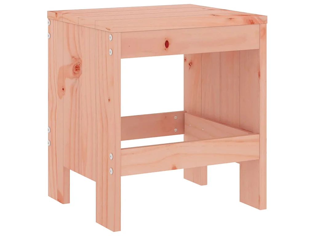 Taburetes de jardín 2 uds madera de abeto Douglas 40x36x45 cm