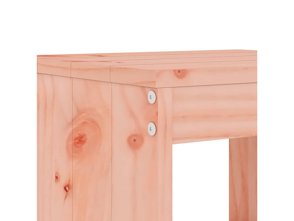 Taburetes de jardín 2 uds madera de abeto Douglas 40x36x45 cm