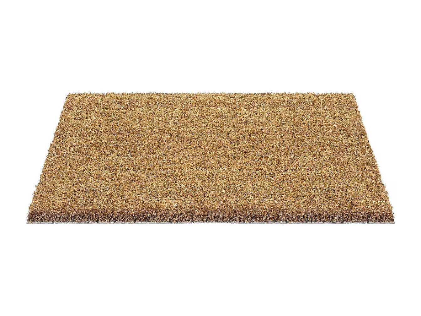 Paillasson 50x80 tissé en coco motif uni ECO COCO beige