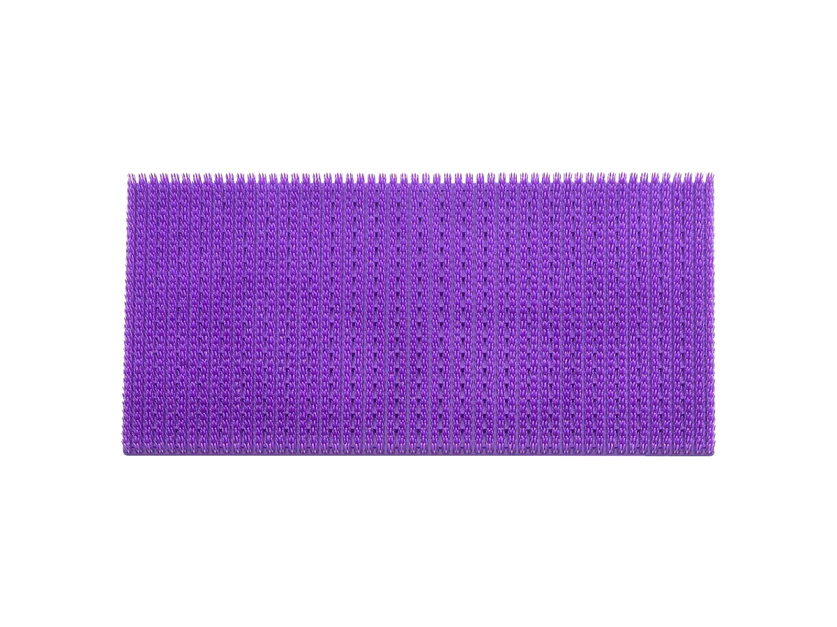 Paillasson 40x60 tissé motif uni TRENDY violet