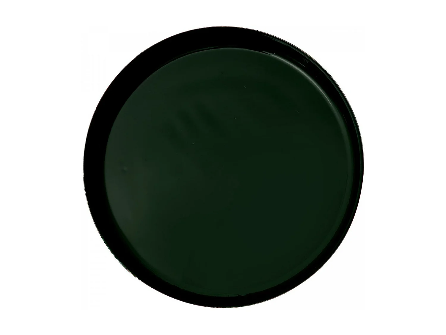 Bougeoir fait à la main en fer TIGE 11x11x29,5 or et vert foncé