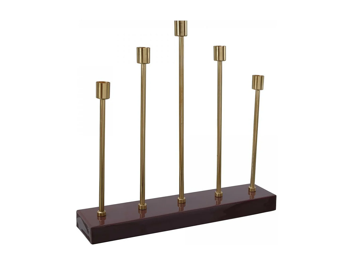 Chandelier fait à la main en fer CINTIGE 40x9x40 bordeaux et or