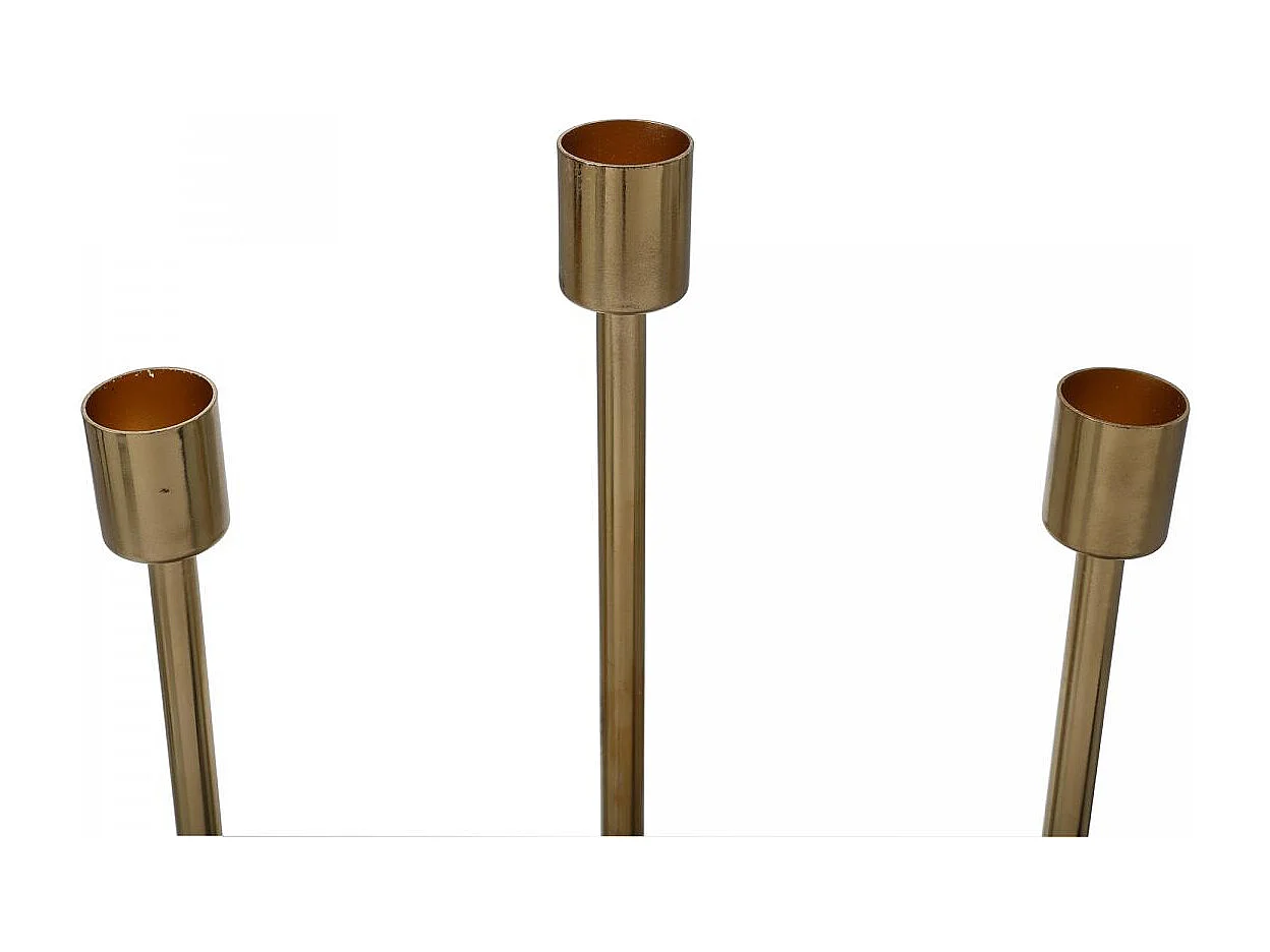 Chandelier fait à la main en fer TRETIGE 26x9x39,5 taupe et or