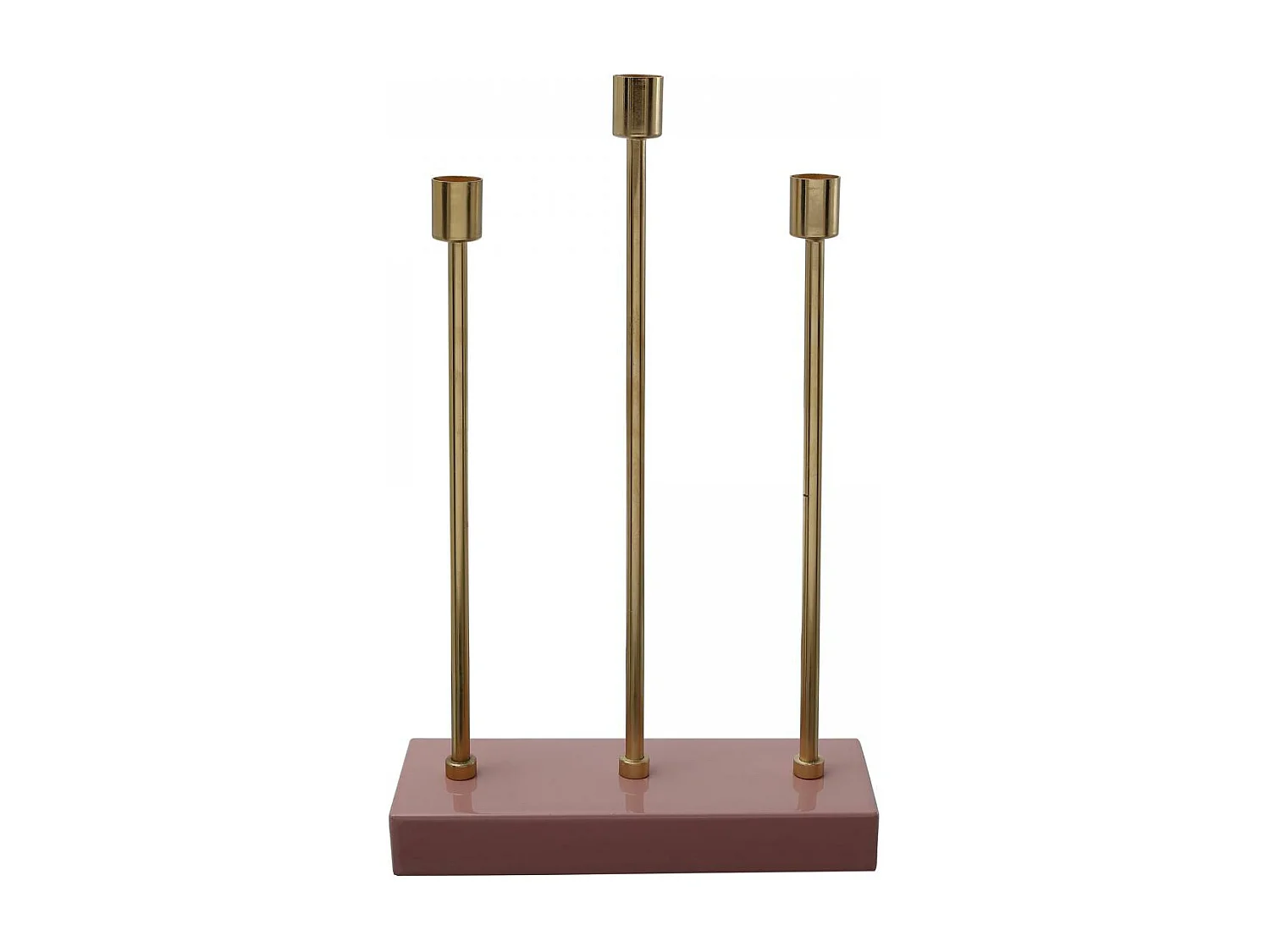 Chandelier fait à la main en fer TRETIGE 26x9x39,5 rose et or