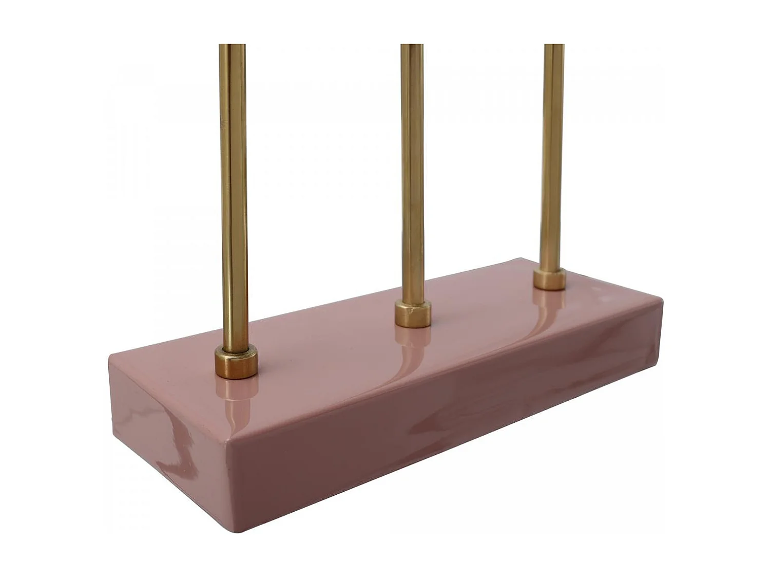 Chandelier fait à la main en fer TRETIGE 26x9x39,5 rose et or