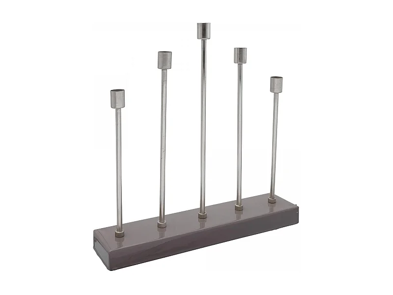 Chandelier fait à la main en fer CINTIGE 40x9 gris clair et gris foncé