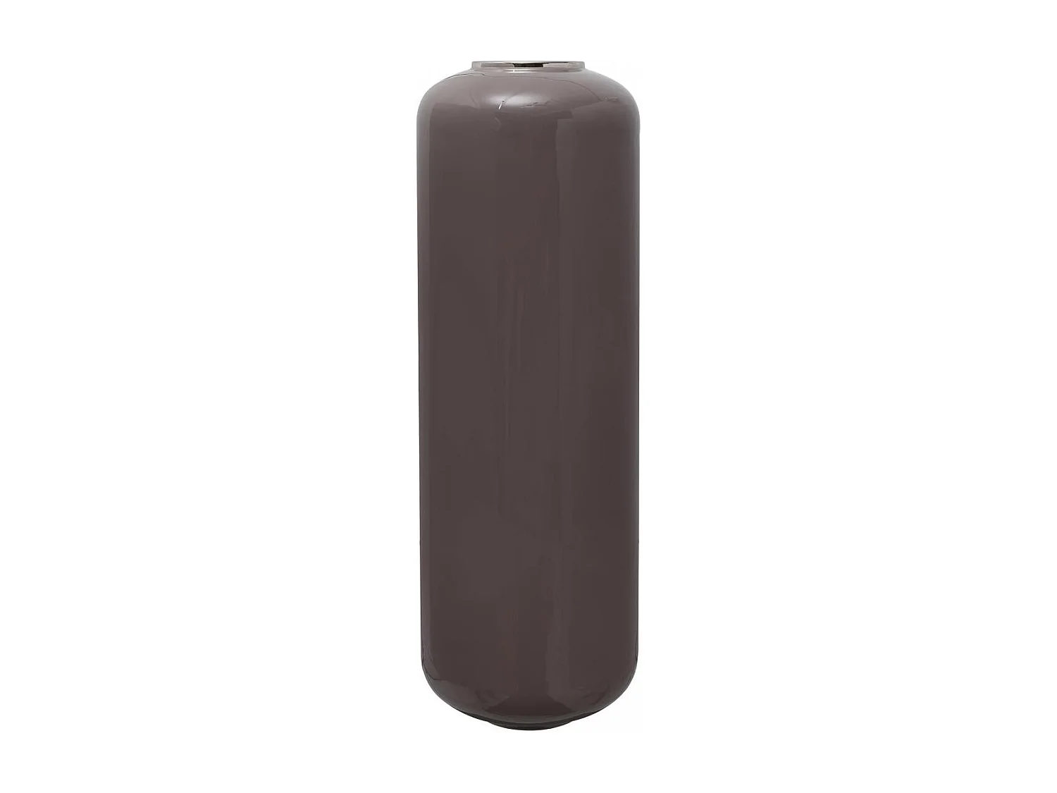 Vase fait à la main en fer OE 30x30x91 gris clair et gris foncé