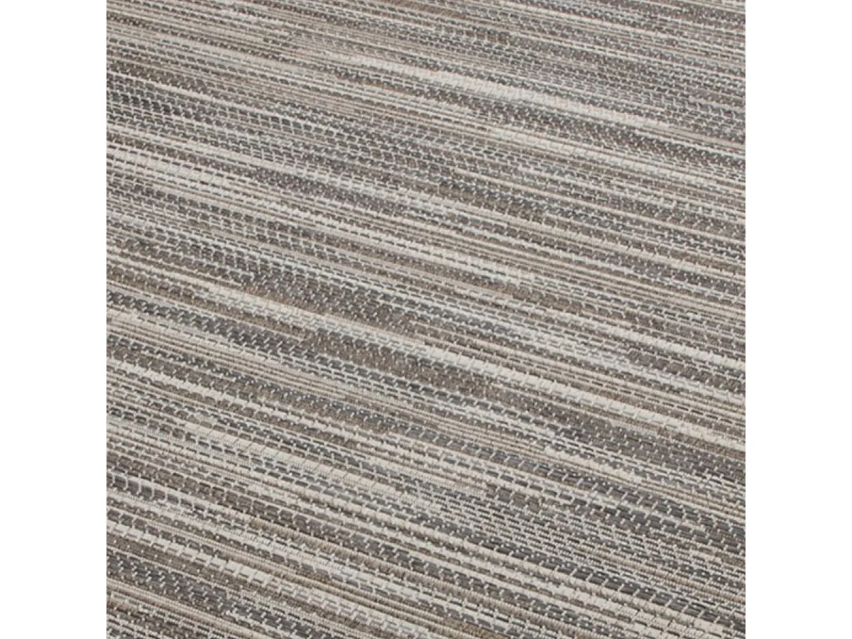 Tapis extérieur 200x290 tissé kilim beige et marron LYN45 SUNSAU