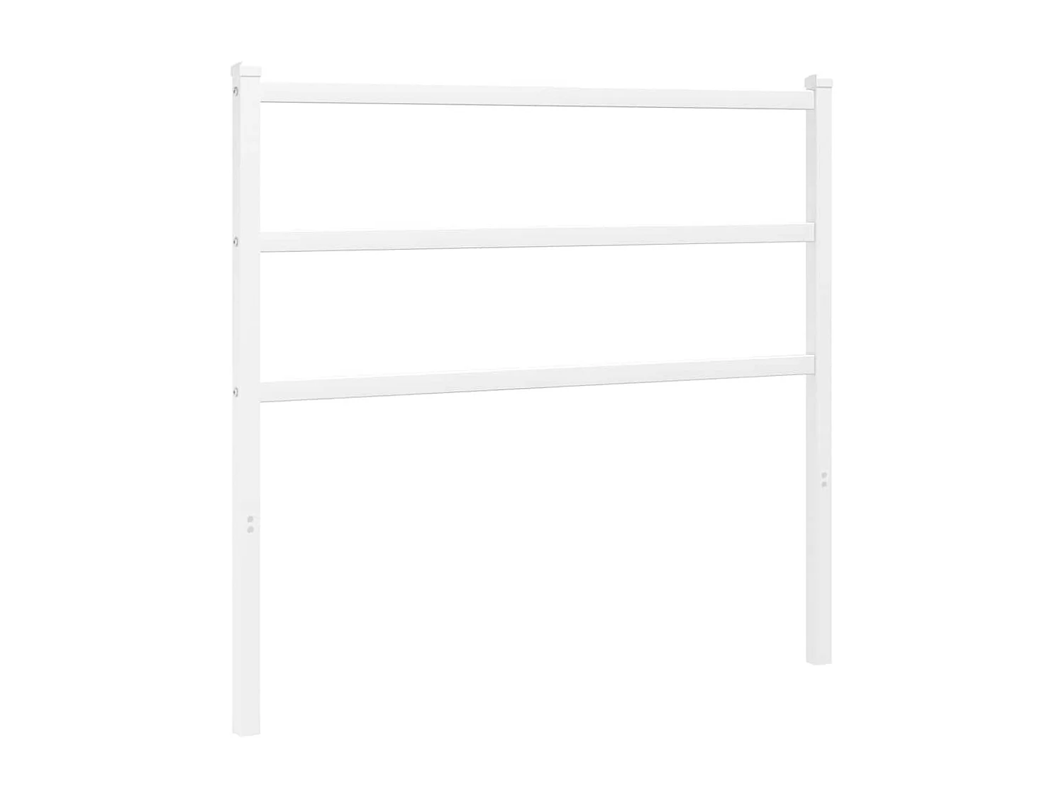 Vervangend hoofdbord 100 cm metaal wit