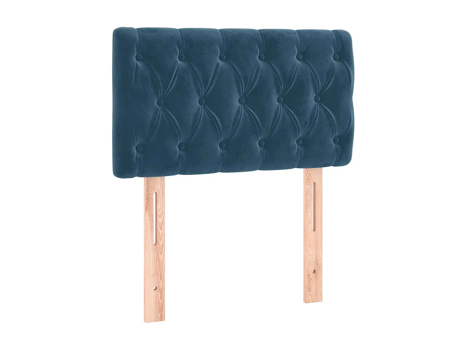Tête de lit Bleu foncé 80x7x78/88 cm Velours