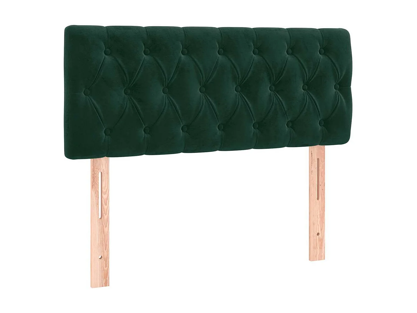 Tête de lit Vert foncé 90x7x78/88 cm Velours