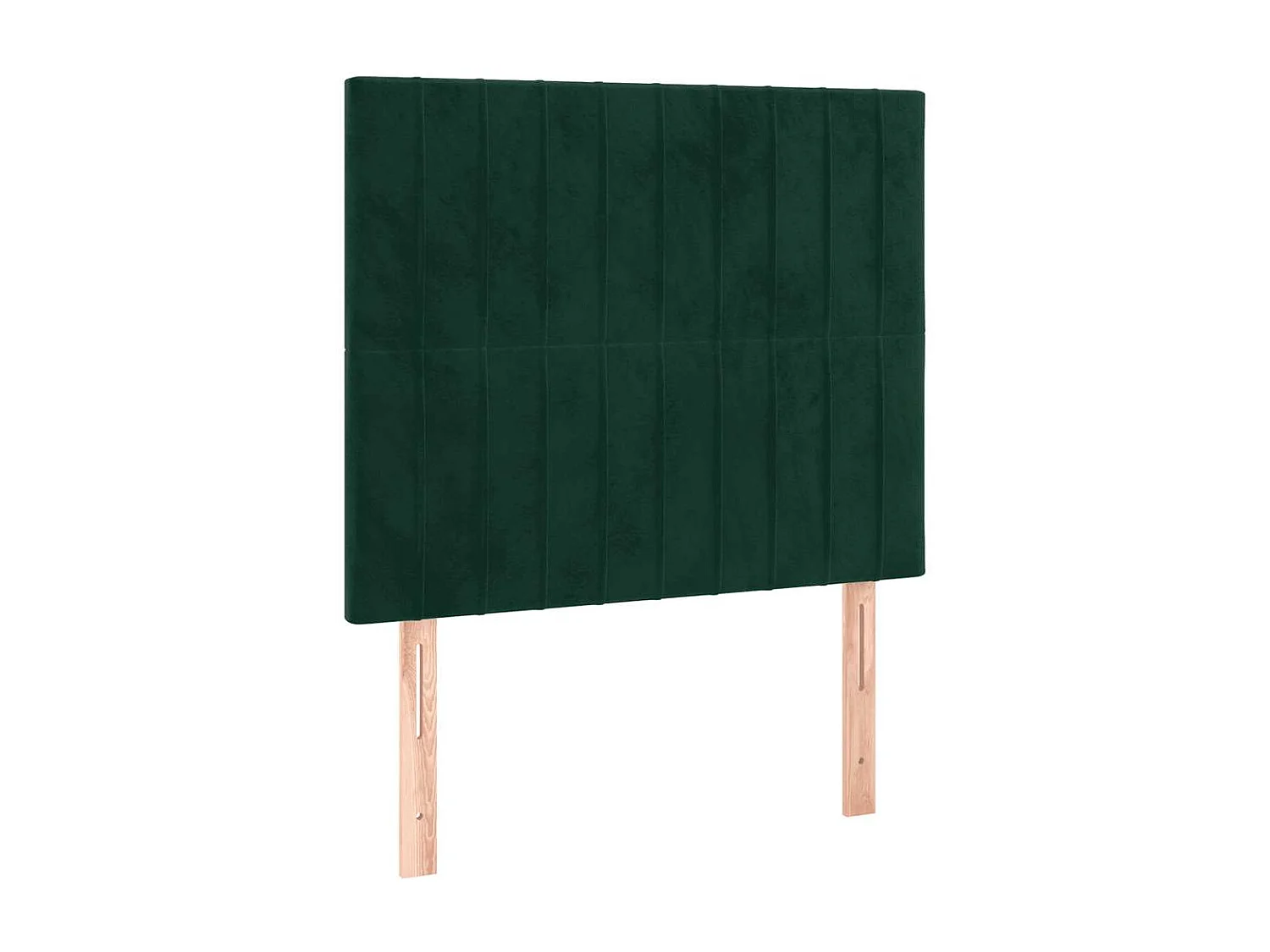 Cabeceira Verde Escuro 90x5x118/128 cm Veludo