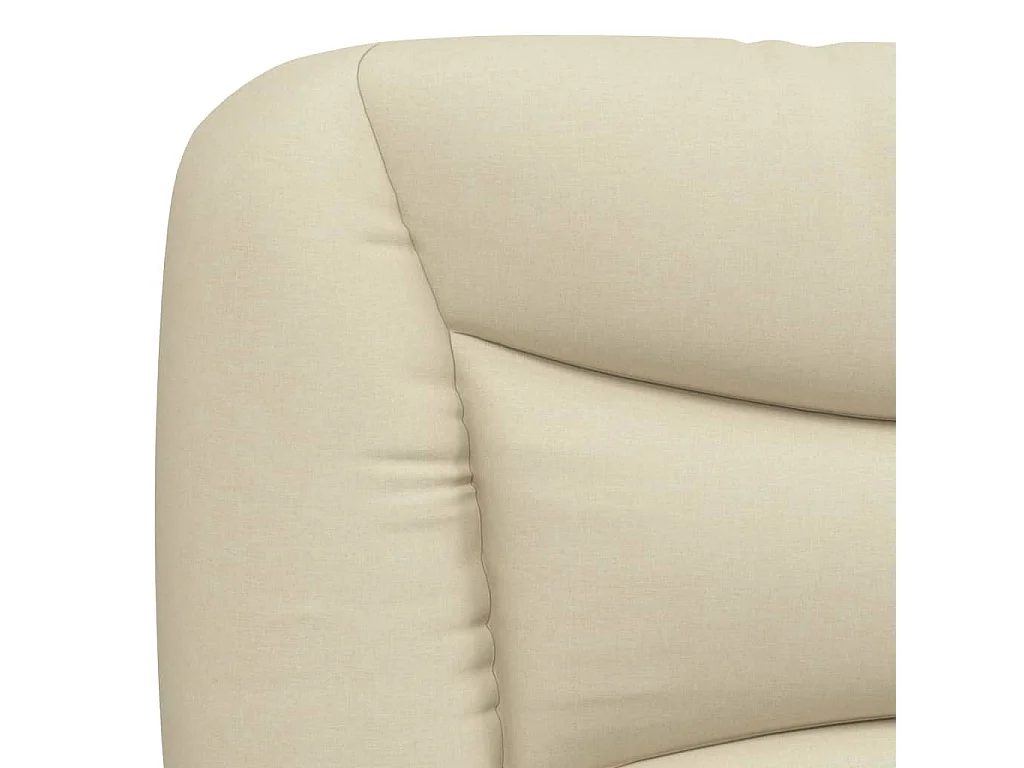 Coussin de tête de lit Hvar crème 200 cm tissu