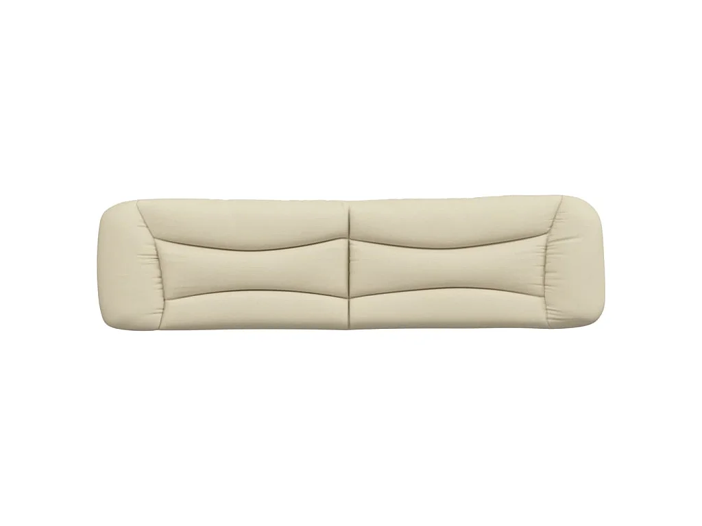 Coussin de tête de lit Hvar crème 200 cm tissu