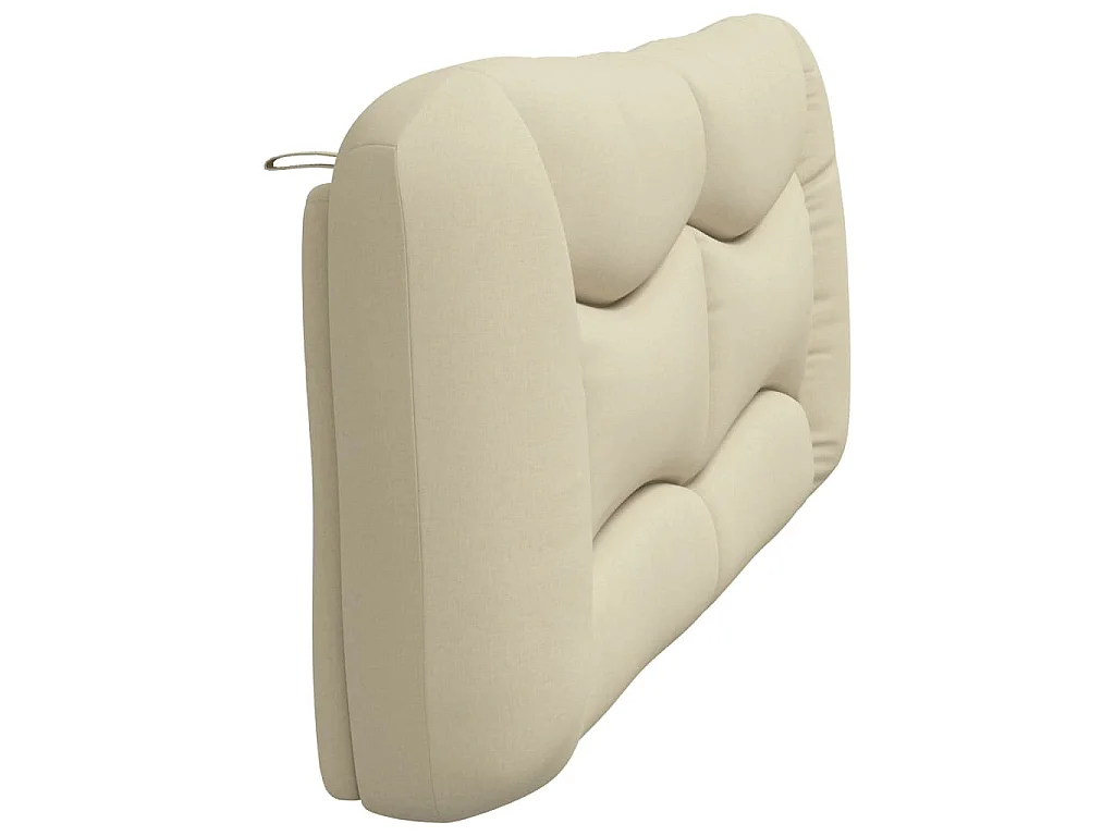 Coussin de tête de lit Hvar crème 200 cm tissu