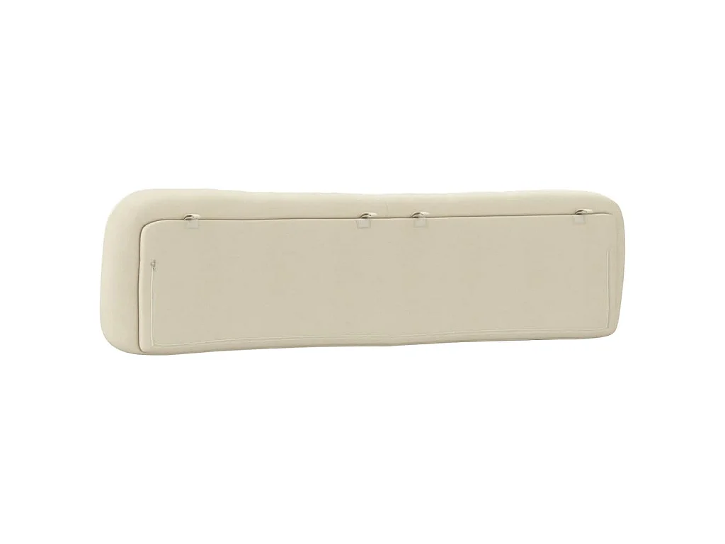 Coussin de tête de lit Hvar crème 200 cm tissu
