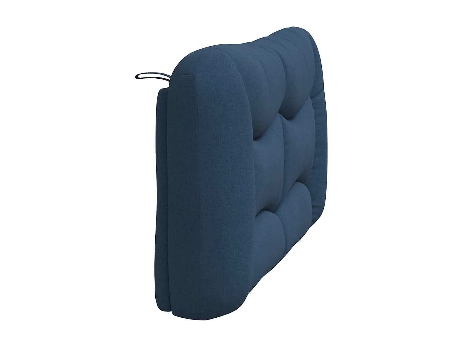 Coussin de tête de lit Hvar bleu 140 cm tissu