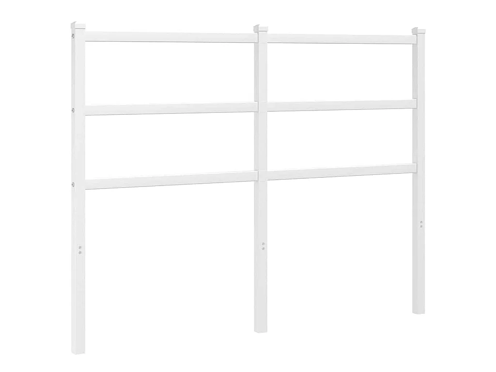 Tête de lit de remplacement métal blanc 120 cm