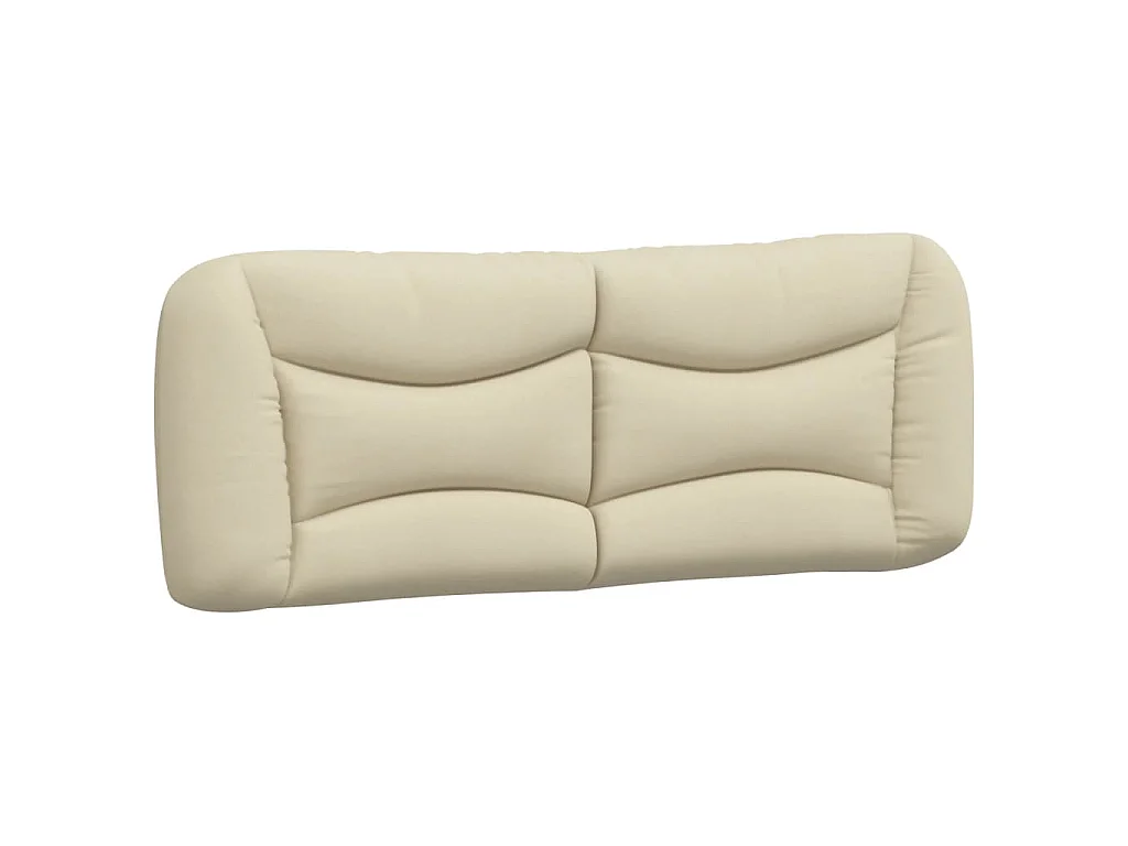 Coussin de tête de lit Hvar crème 140 cm tissu