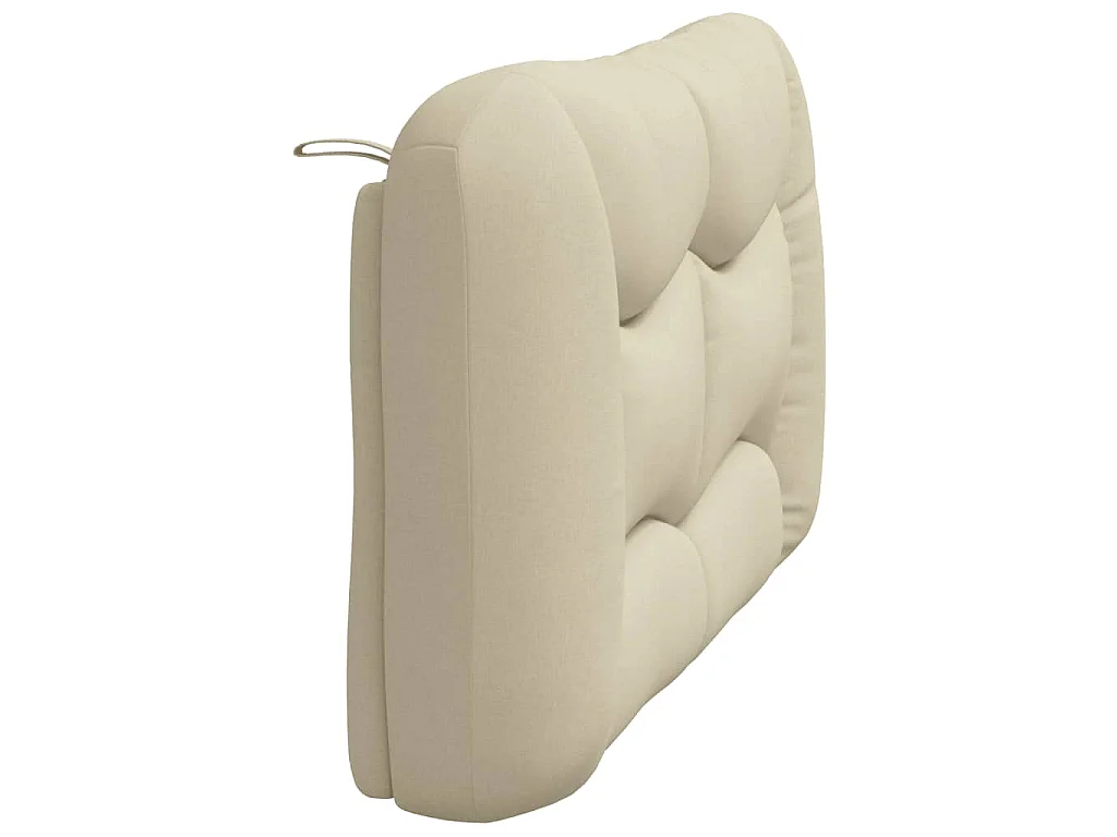 Coussin de tête de lit Hvar crème 140 cm tissu