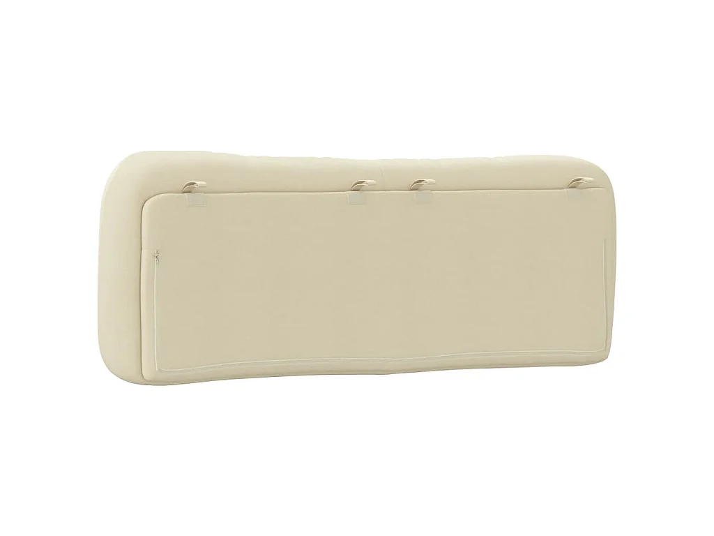 Coussin de tête de lit Hvar crème 140 cm tissu