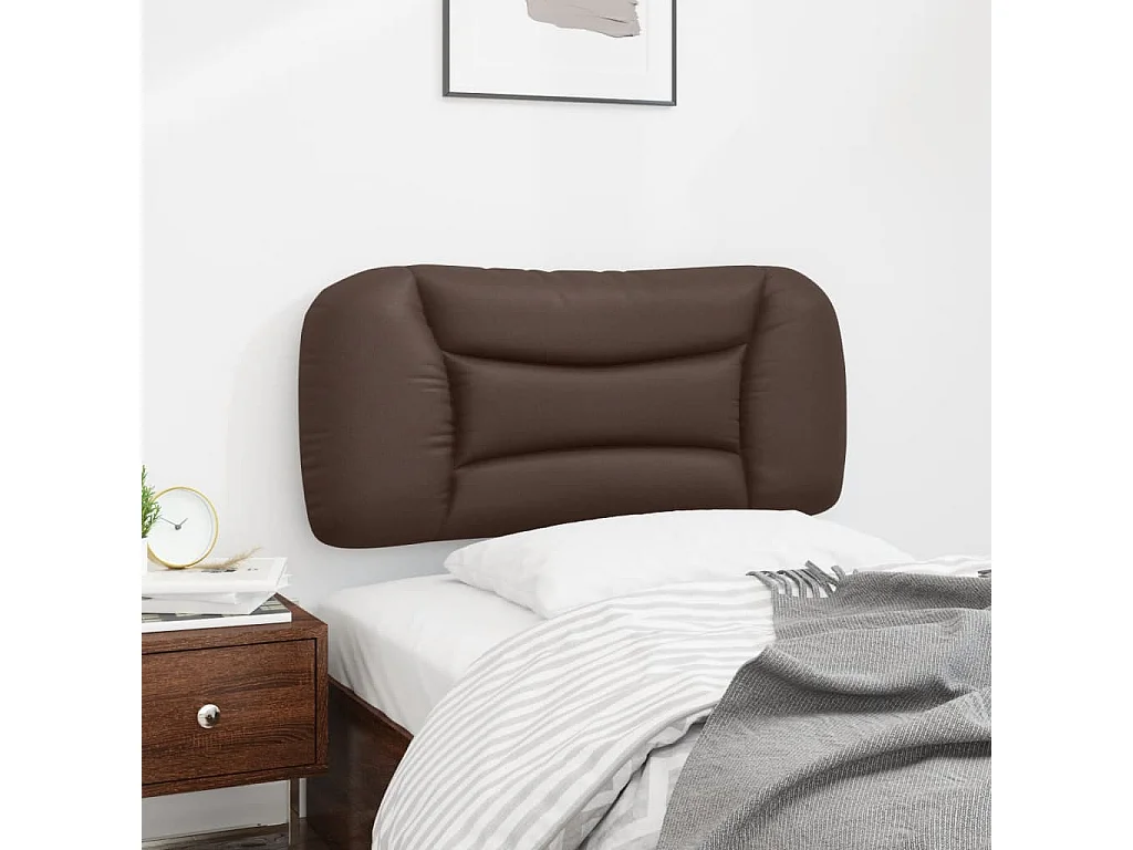 Cuscino Testiera Hvar Marrone 80 cm in Similpelle
