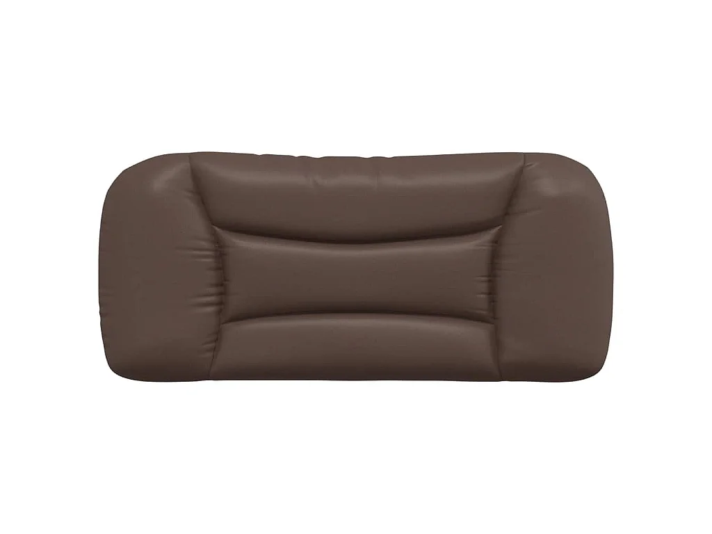 Cuscino Testiera Hvar Marrone 80 cm in Similpelle